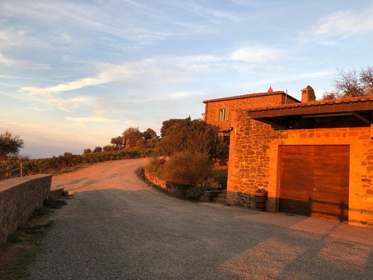 Podere Soccorso Casa Vigneto Montalcino Buitenkant foto